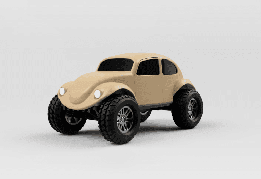 Beetle DUNE BUGGY 3d model