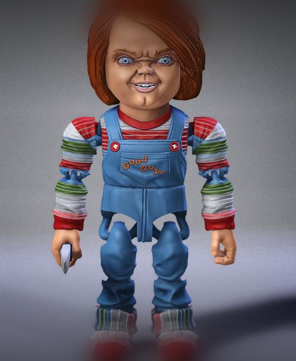 Flexi Chucky 3d model