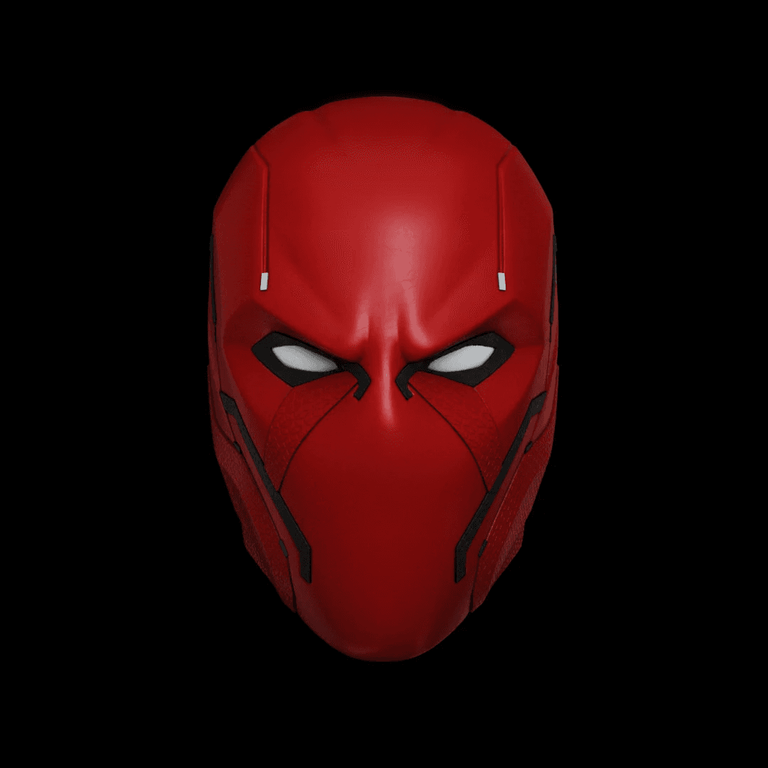 Red Hood Beyond Helmet 3D Print File STL Gotham Knights 3d model