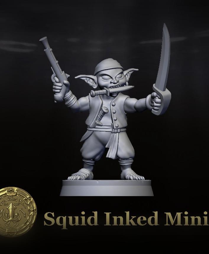 Gimbo the Goblin Pirate 3d model