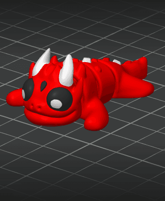 Flexi Baby Dragon (No Supports) 3d model