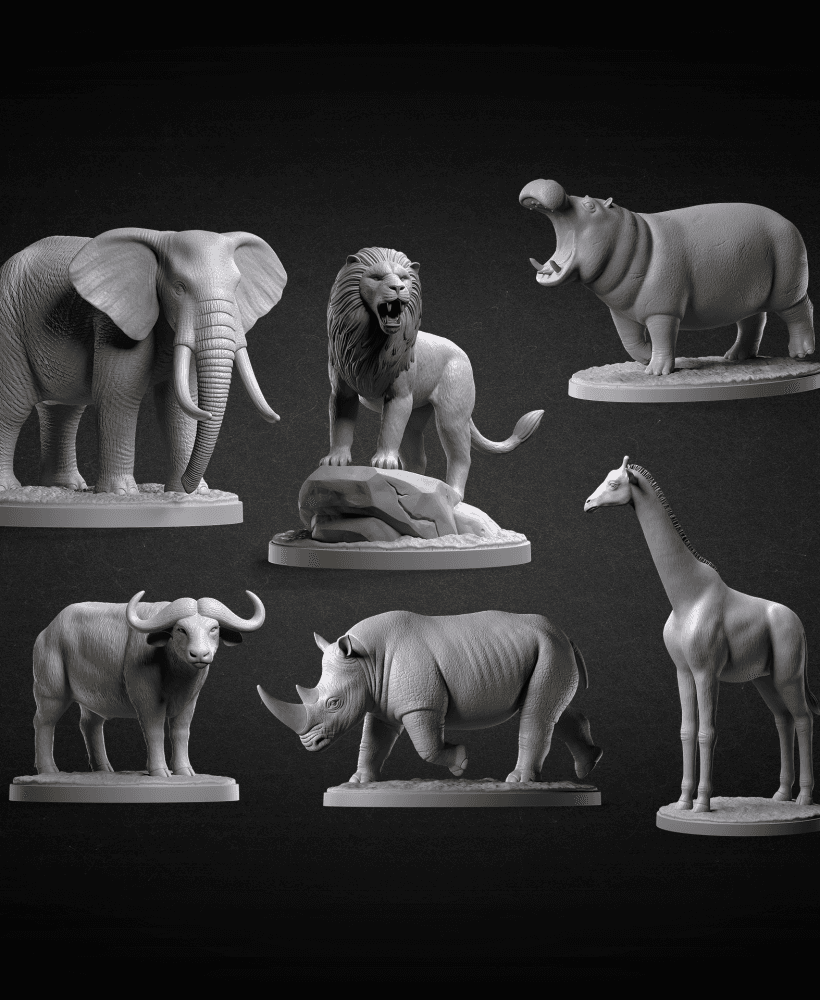 Animals - Savanna Wildlife 3d model