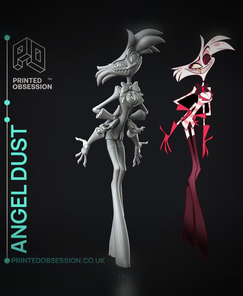 Angel Dust - Hazbin Hotel - Fan Art 3d model