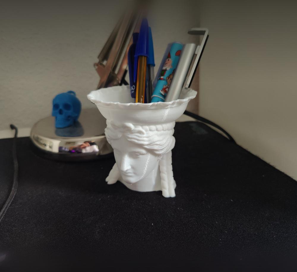 Caryatid pencil holder 3d model