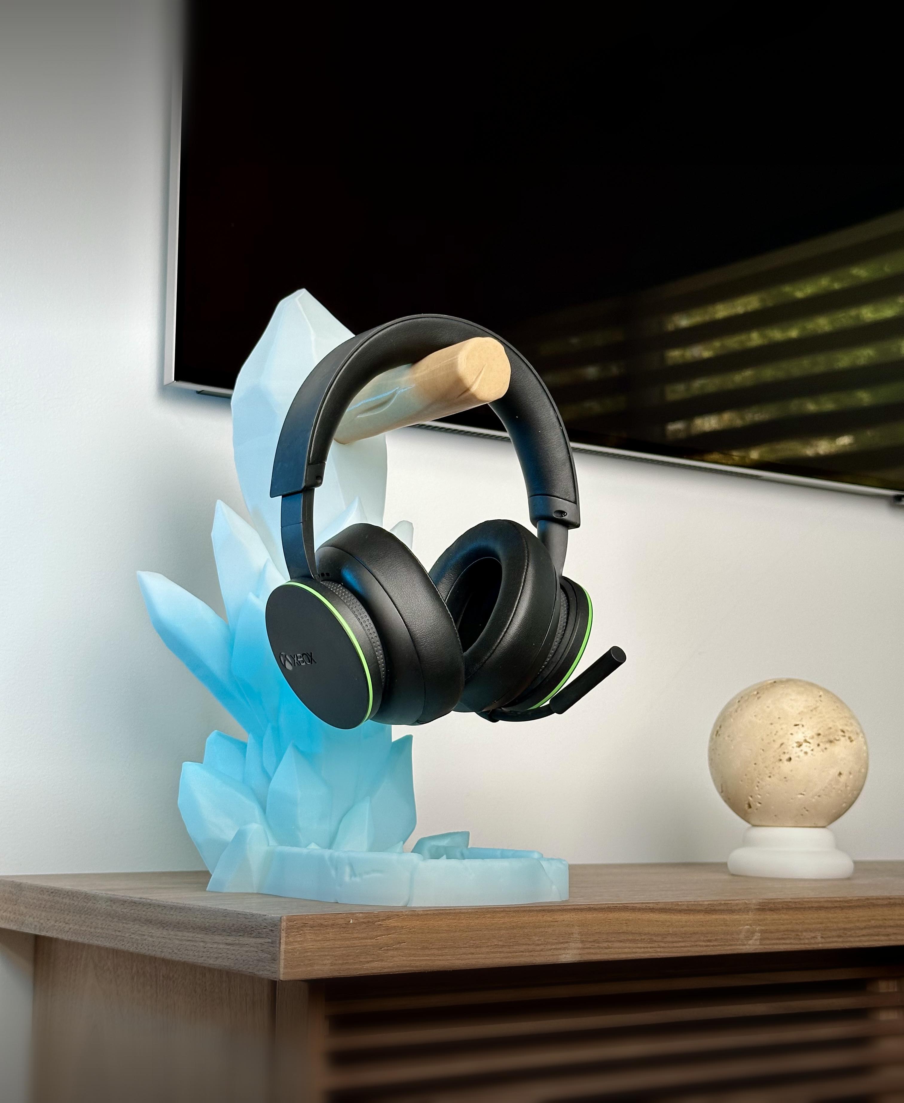 Crystal Headphone Stand 3d model