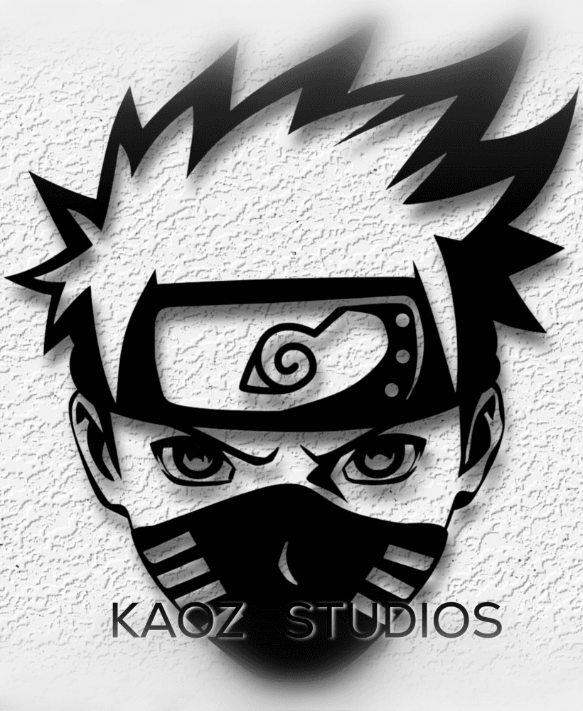 naruto wall art anime wall decor manga decoration 3d model