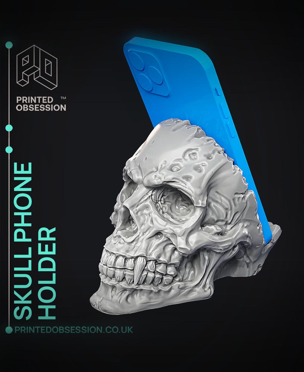 Skull Phone Holder - Home Decoration 3d model