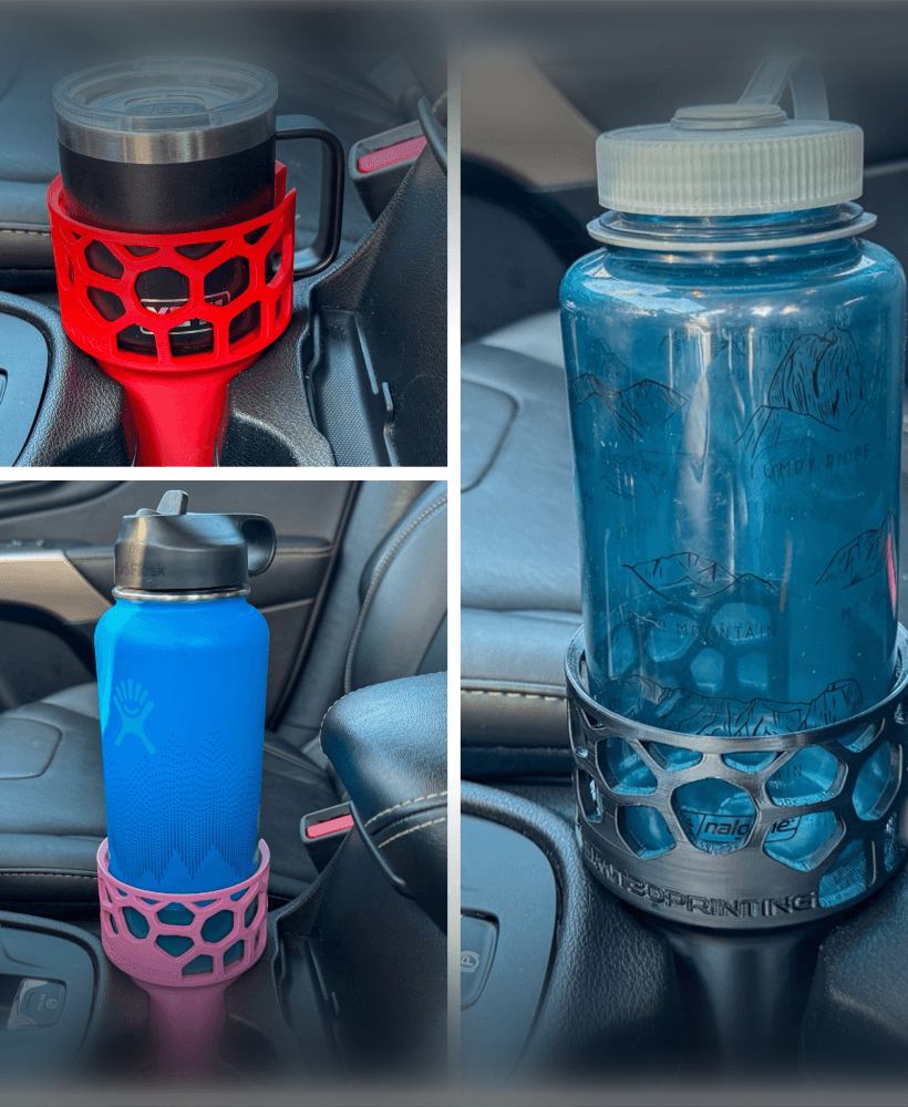Car Cup Adapter for Nalgene and HyrdoFlasks (Commercial Use) 3d model