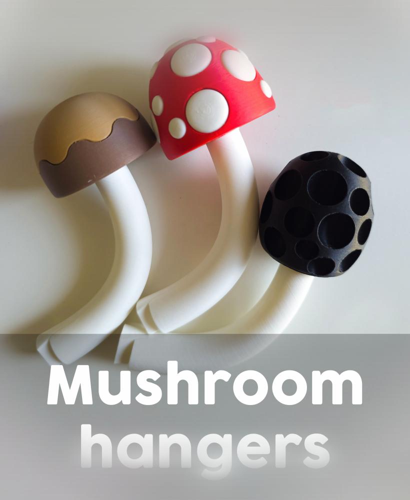 Mushroom hangers 3d model