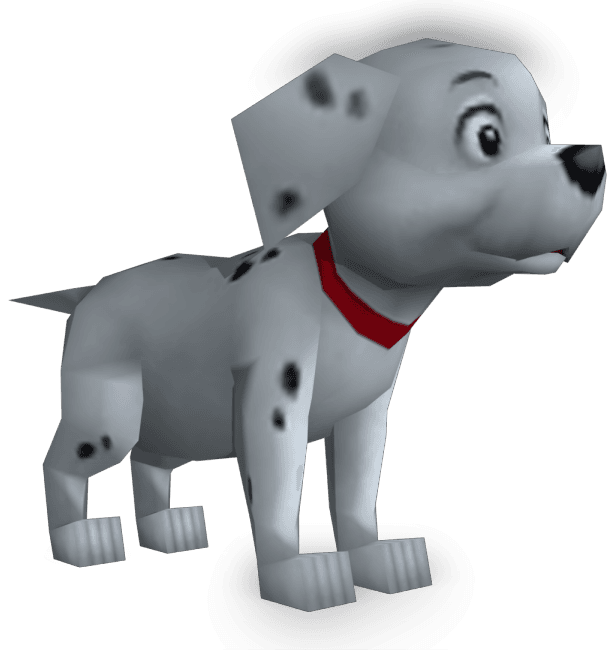 Dalmatian Puppy 3d model