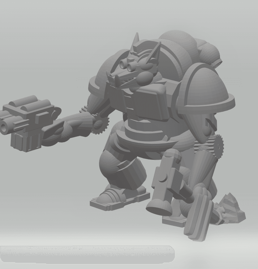 FHW VoidFang Voidhulk Hammerman alt version 3d model