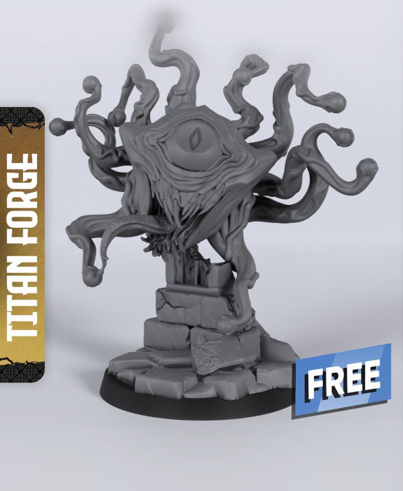 Beholder - With Free Dragon Warhammer - 5e DnD Inspired for RPG and Wargamers 3d model