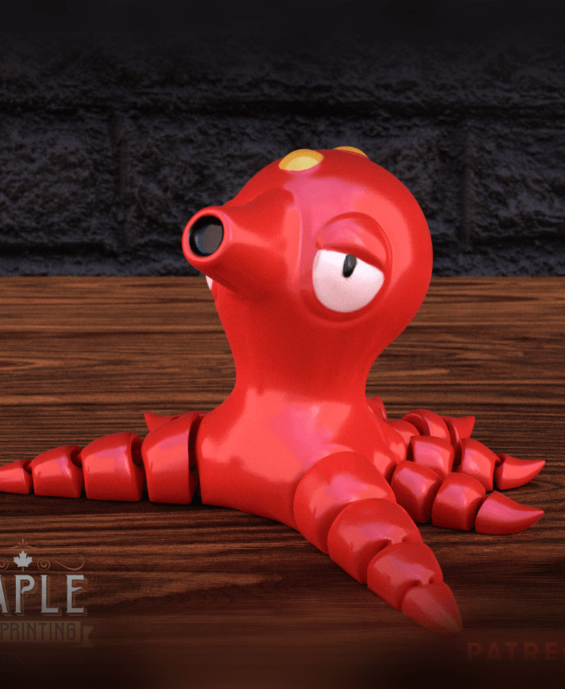 Articulating Octillery - Pokemon 3d model