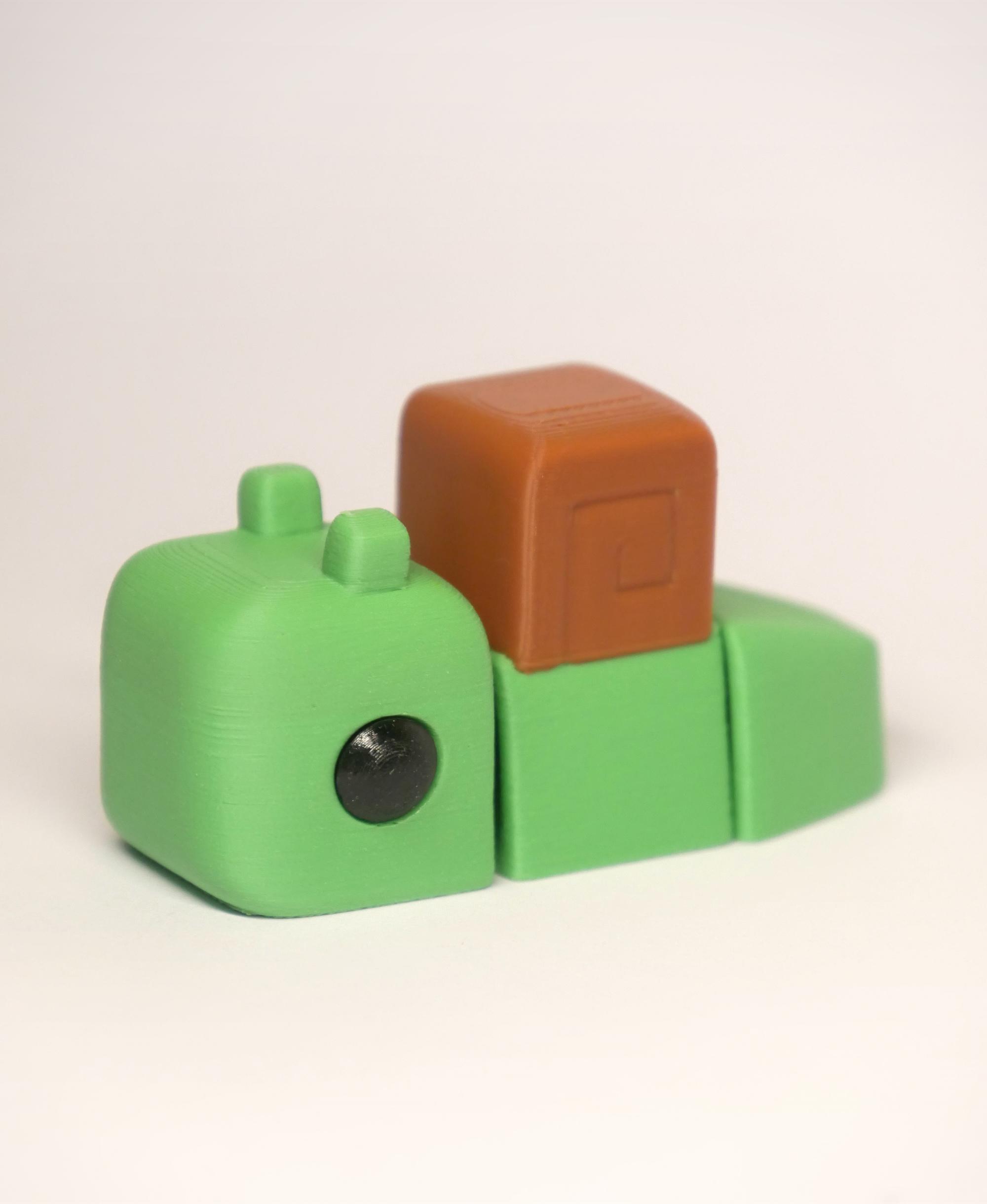Articulated Cube Snail 3d model