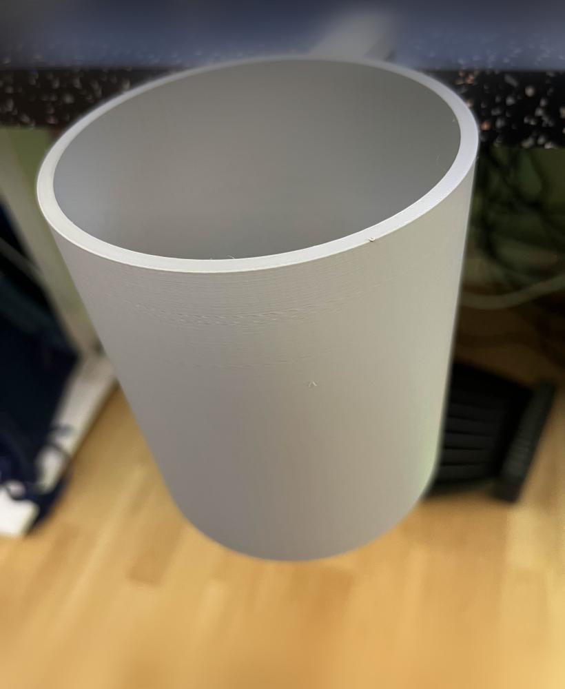 updated desk clamp trash can v2.stl 3d model