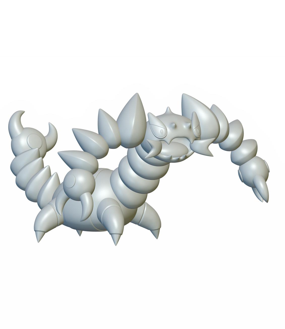 Pokemon Drapion #452 - Optimized for 3D Printing 3d model