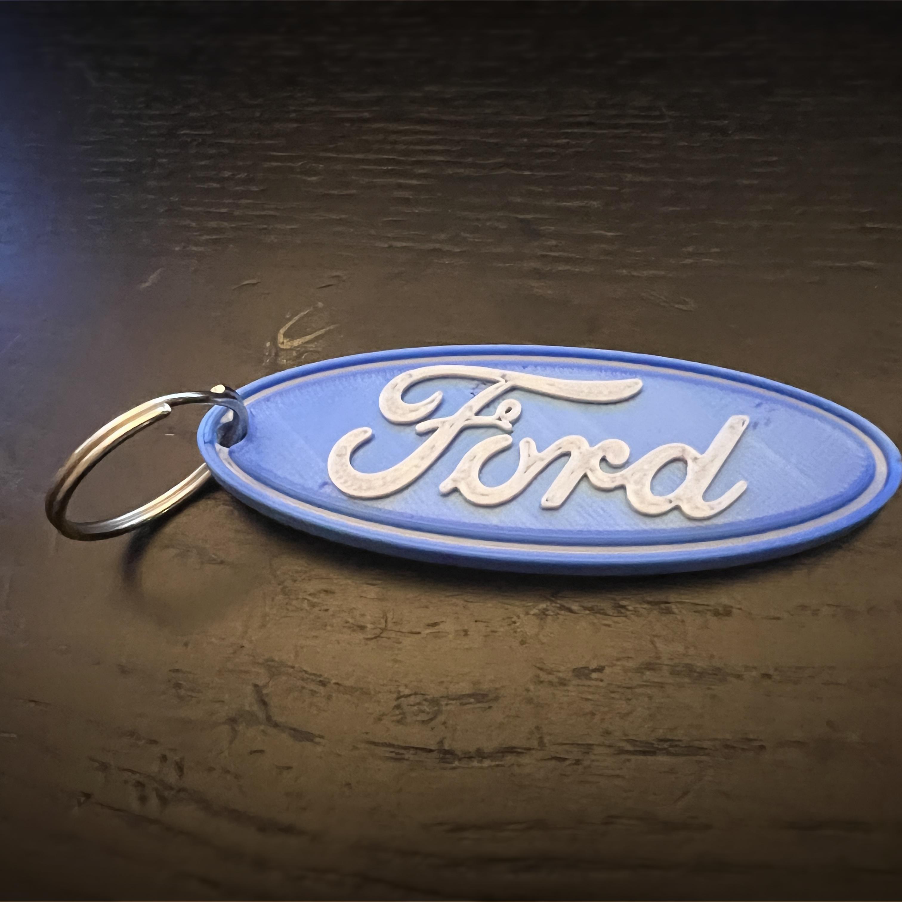Ford Emblem Keytag 3d model