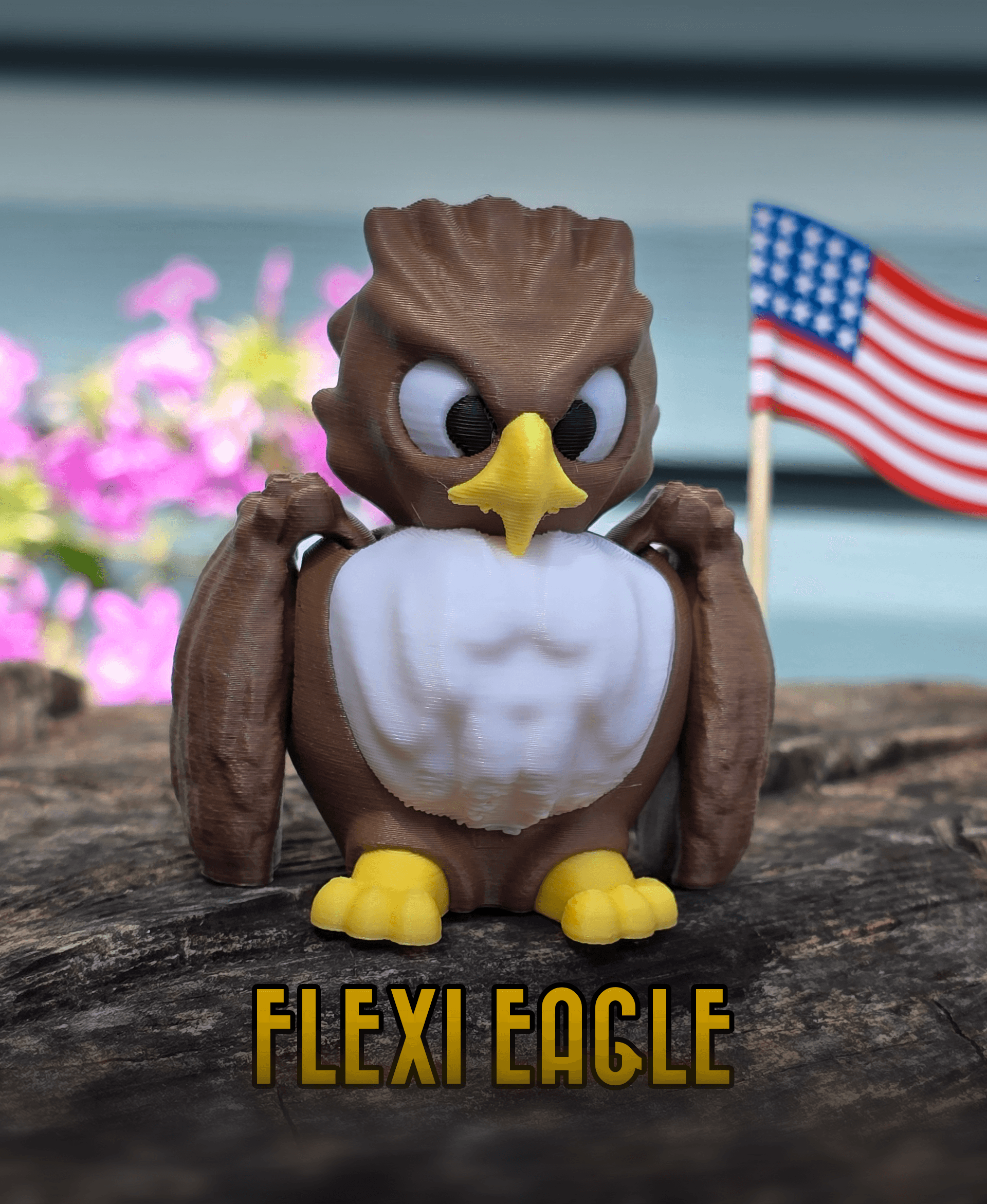 Flexi Eagle 3d model