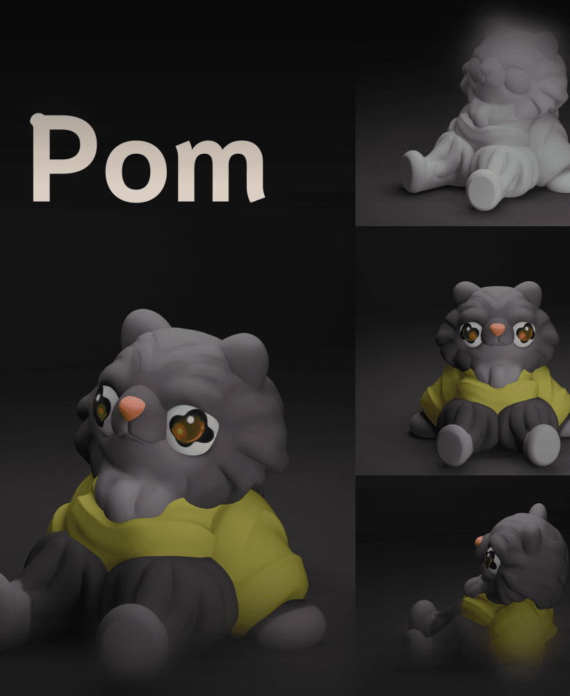 Pom 3d model