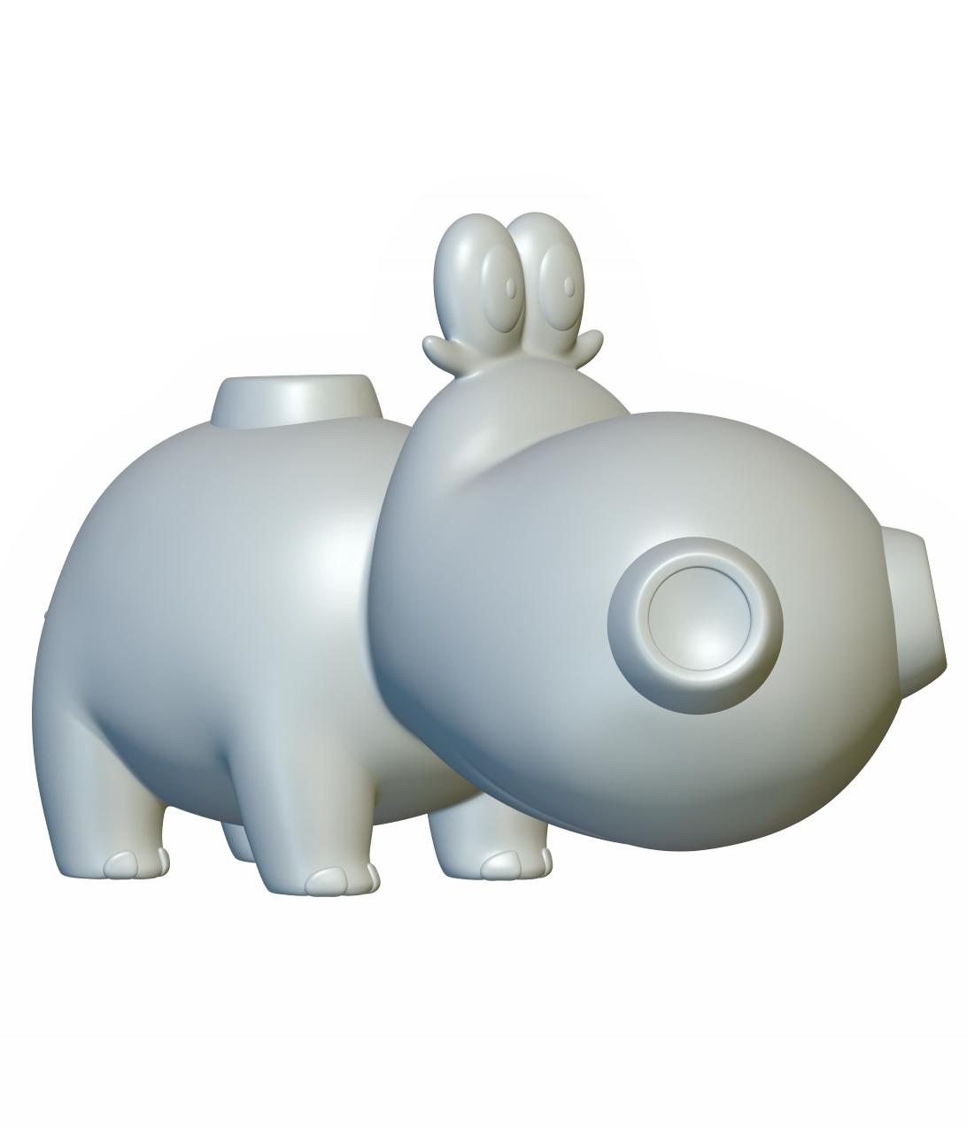 Pokemon Hippopotas #449 - Optimized for 3D Printing  3d model