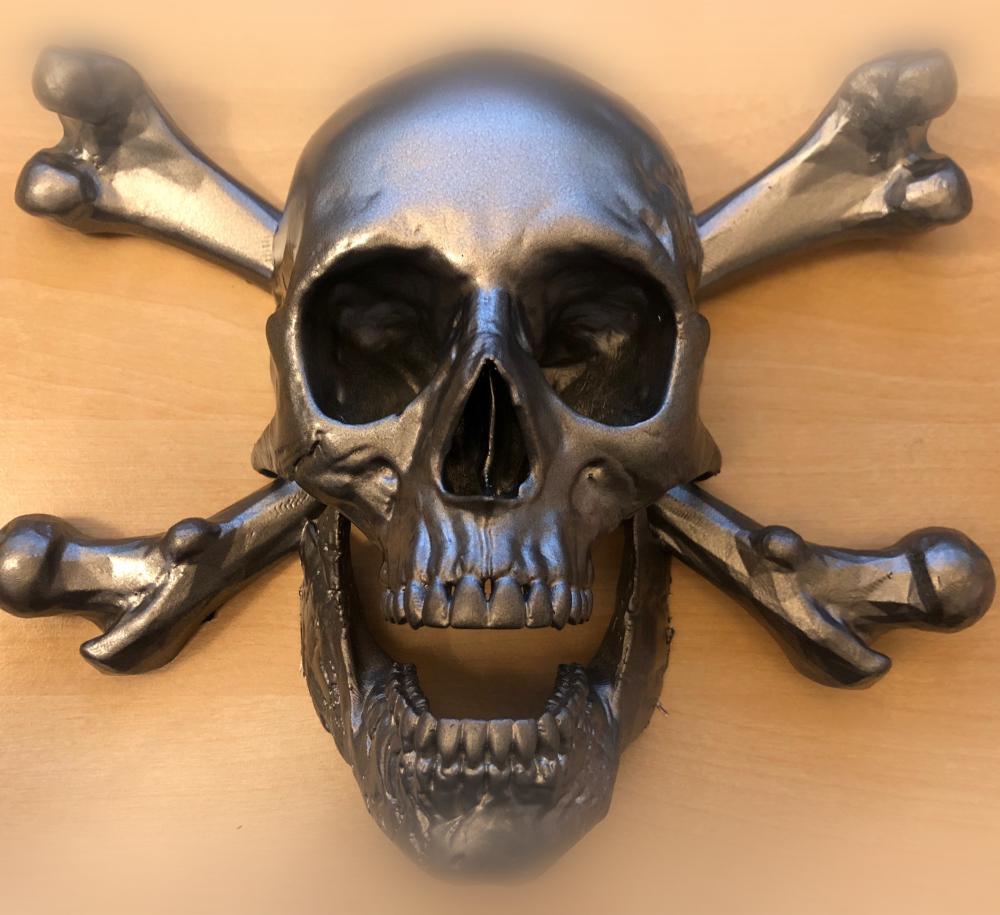 Pirate skull - Scan from real bones and skull 3d model