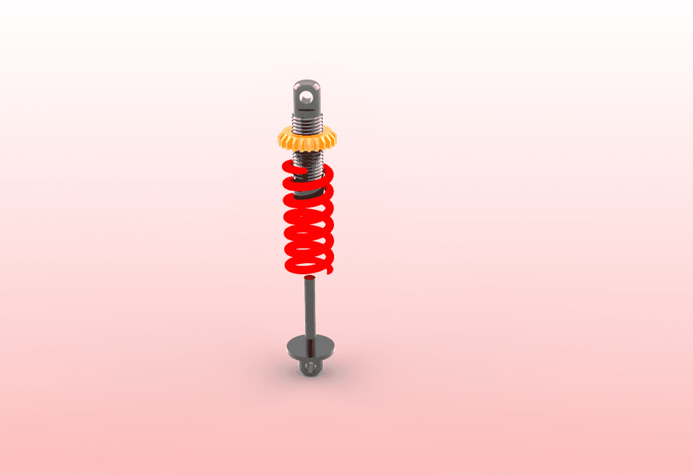 shock absorber #throwback 3d model