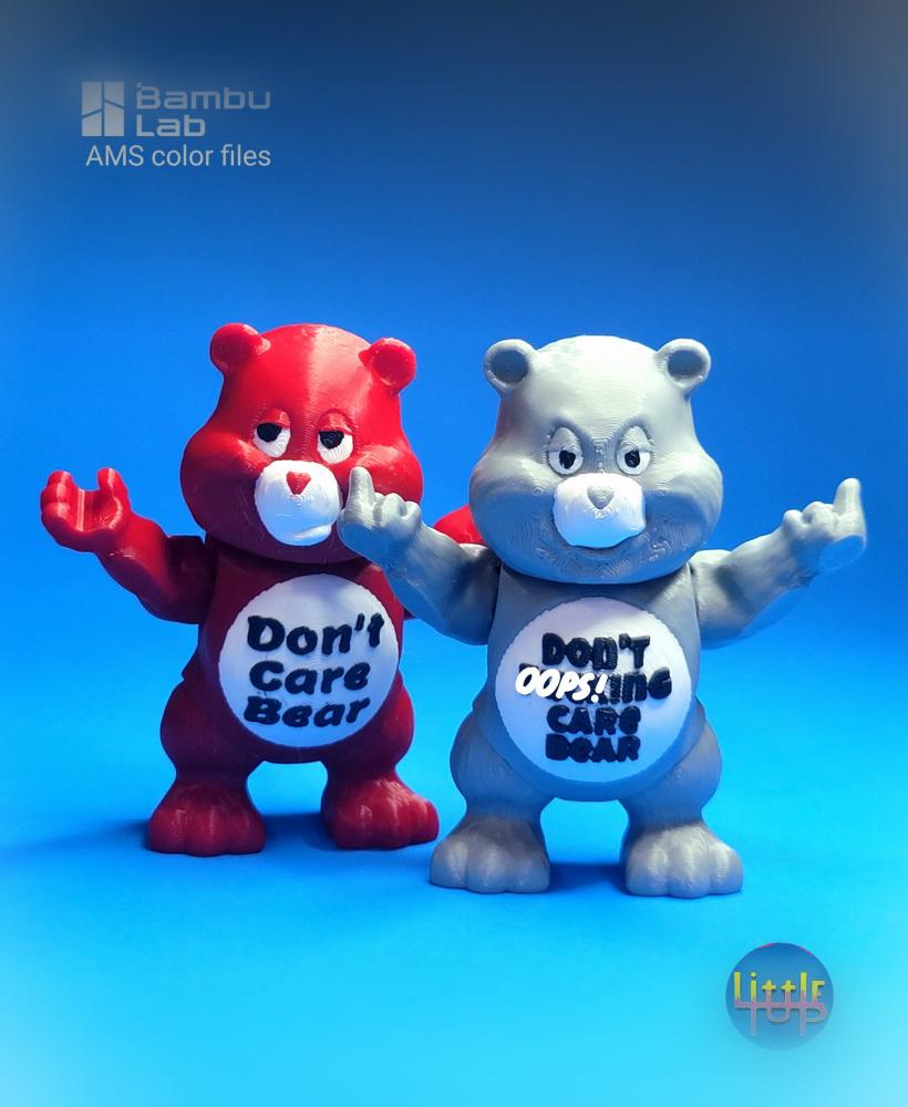 I Don't Care Bears 3d model