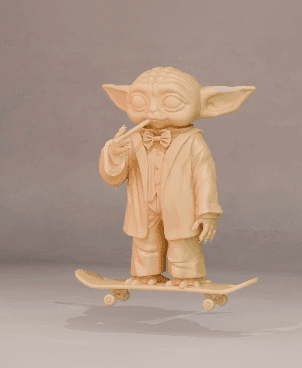 Baby Yoda Street style 3d model