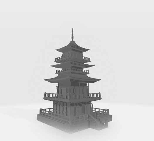 Japanese.obj 3d model