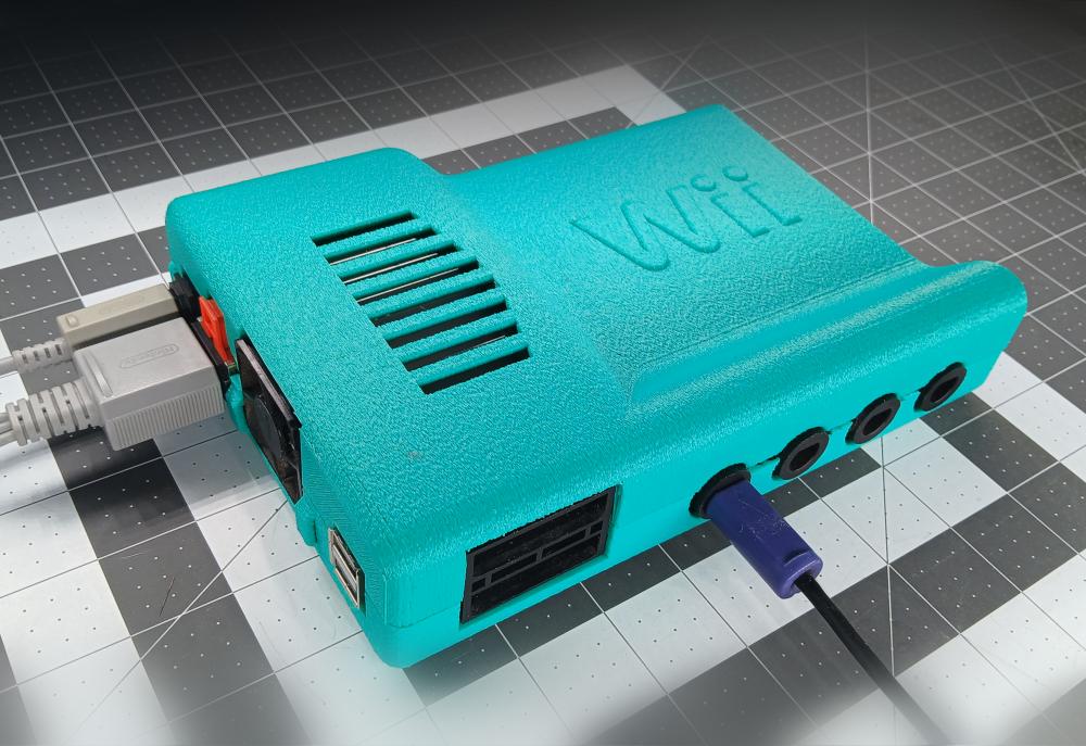 Homebrew Wii Case 3d model