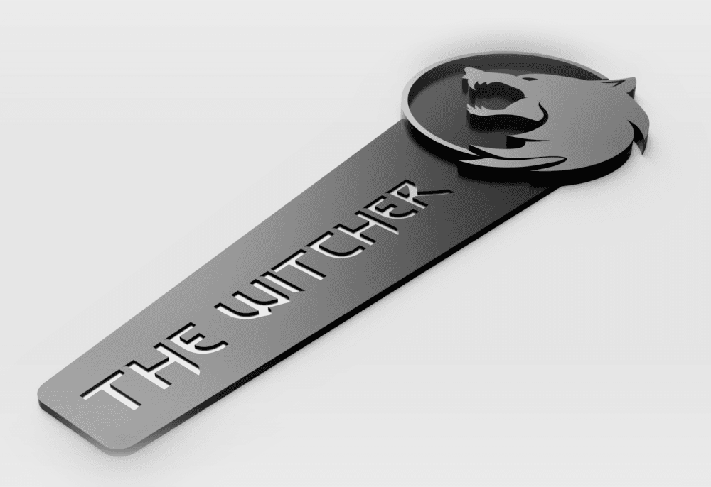 Witcher Bookmark 3d model