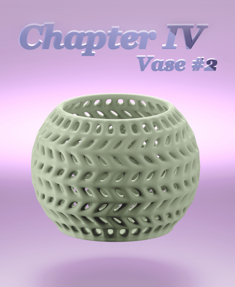 C4 Vase #2 3d model