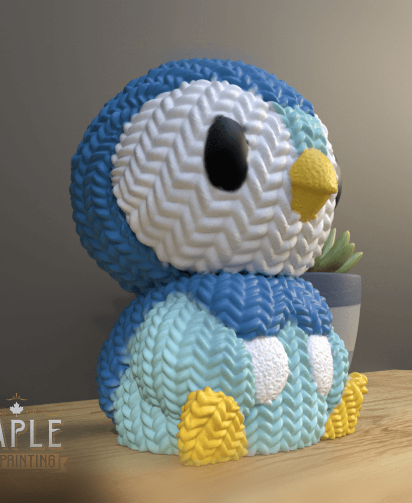 Knit Piplup - Pokemon 3d model