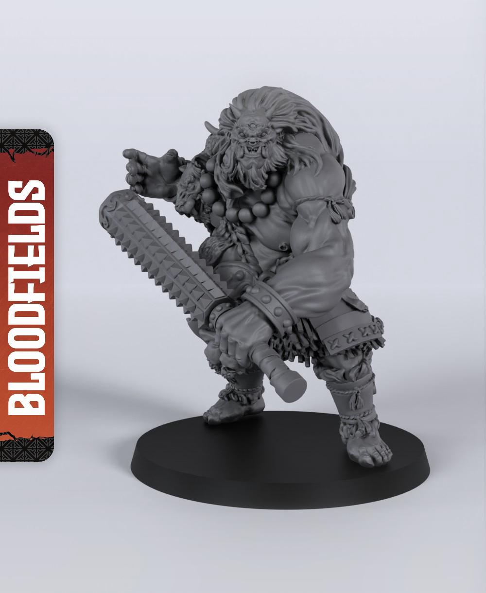 Oni - With Free Dragon Warhammer - 5e DnD Inspired for RPG and Wargamers 3d model