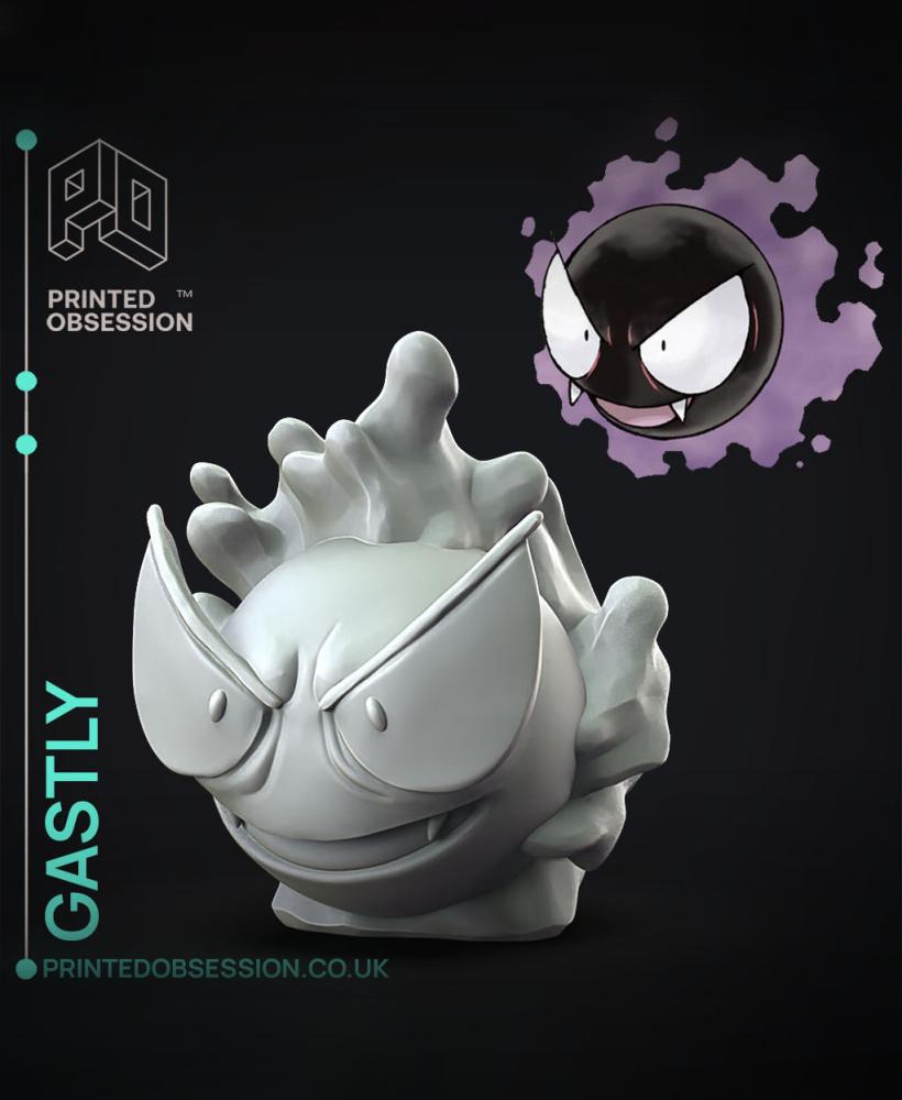 Ghastly - Pokemon - Fan Art 3d model