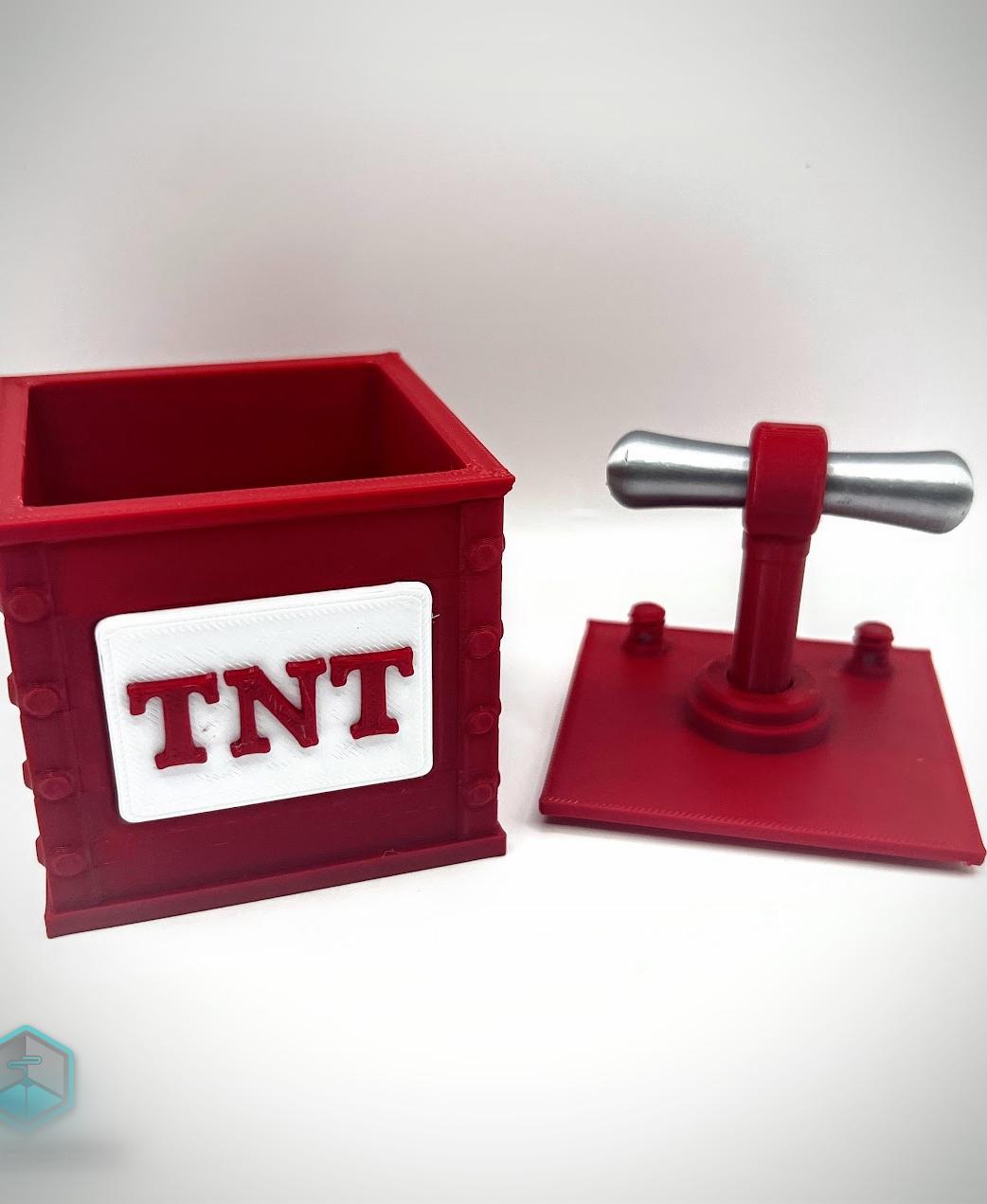 TNT Detonator Secret Boxes 3d model