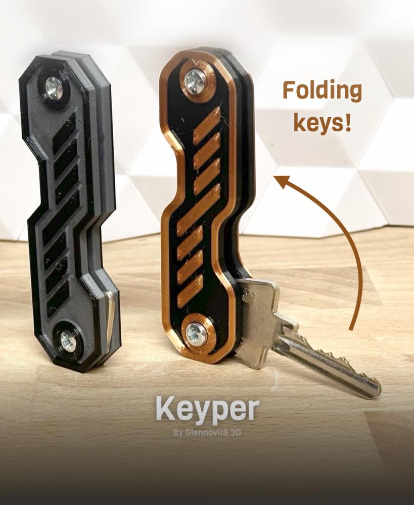 Keyper (Keep you keys in a stylish way!) 3d model