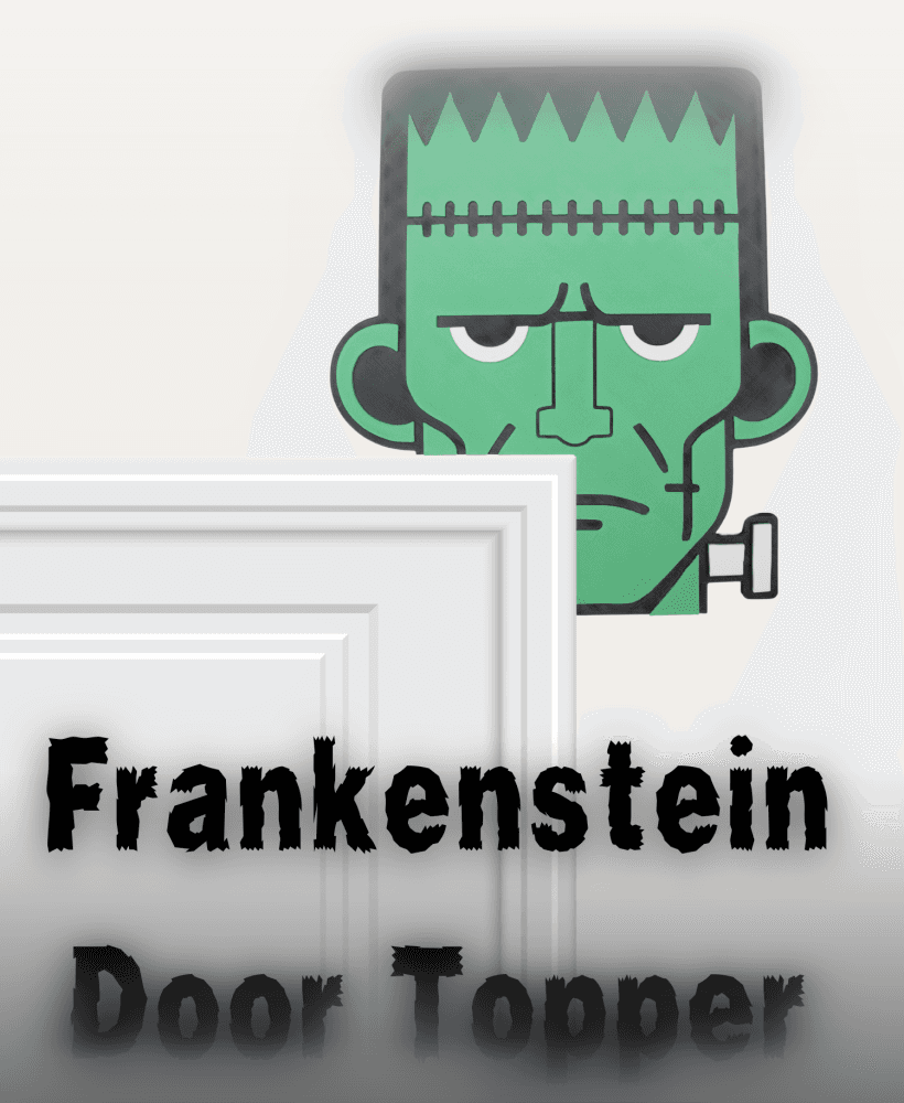 Frankenstien Head Door Topper 3d model