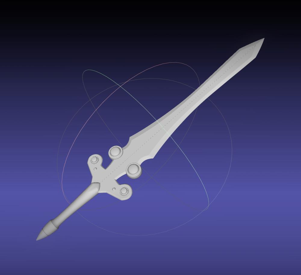 Tales of Vesperia Flynn Sword 3d model