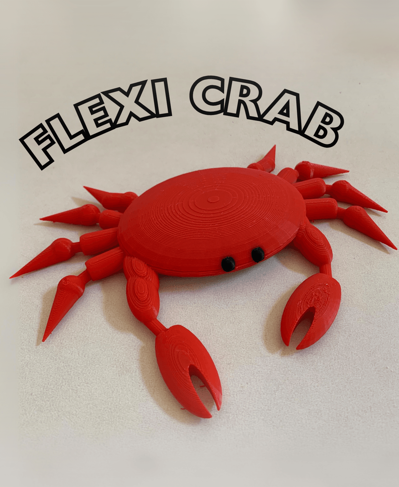 flexi crab 3d model