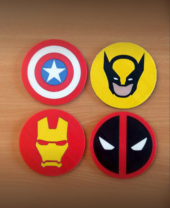 Marvel Coasters ONE EXTRUDER 3d model