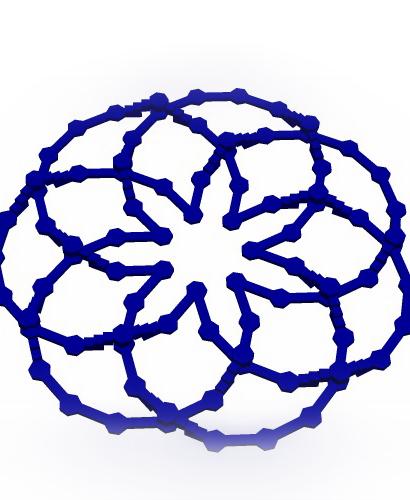 FATHAUER 14-CROSSING KNOT 1 3d model