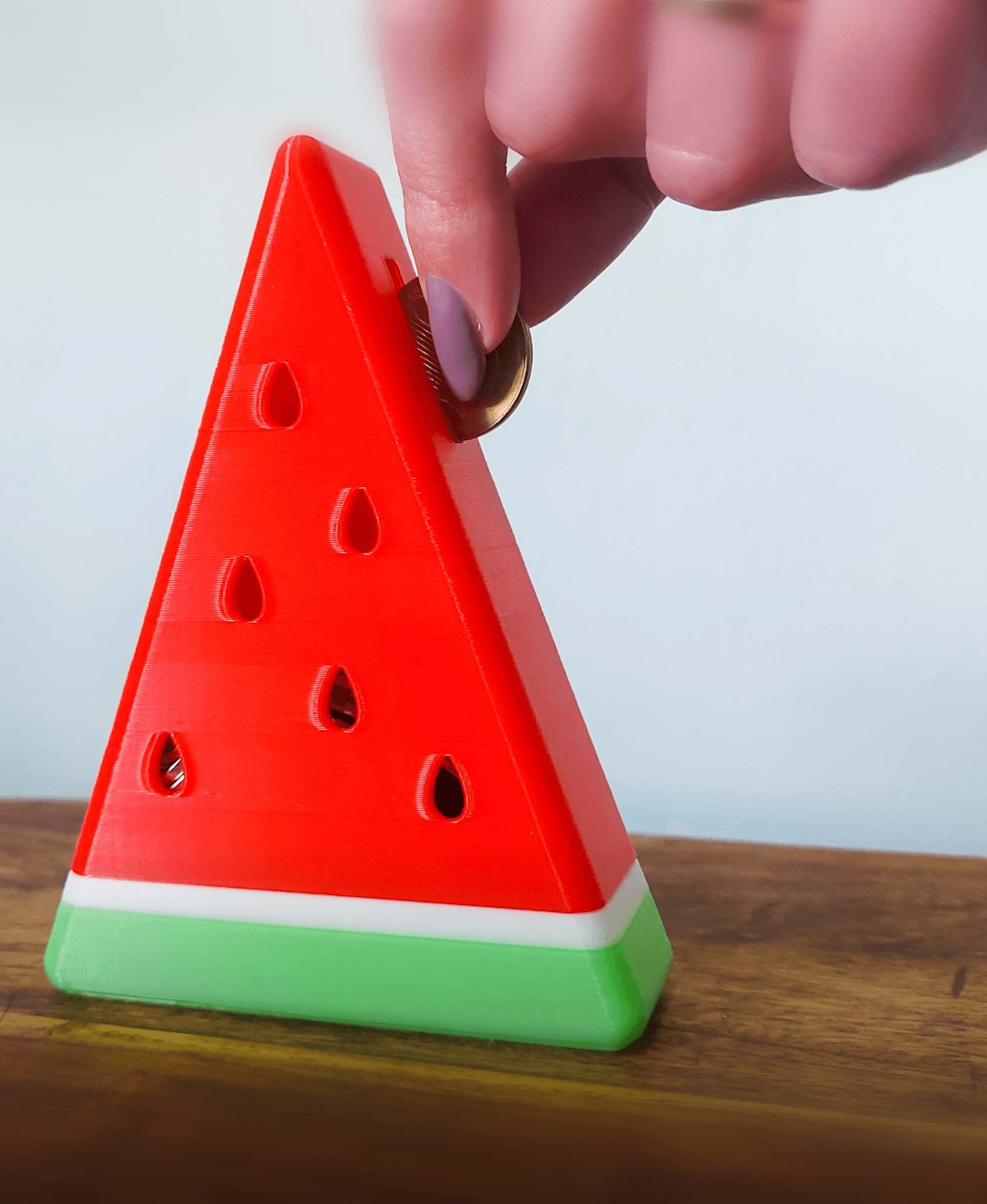 Watermelon Piggy Bank 3d model