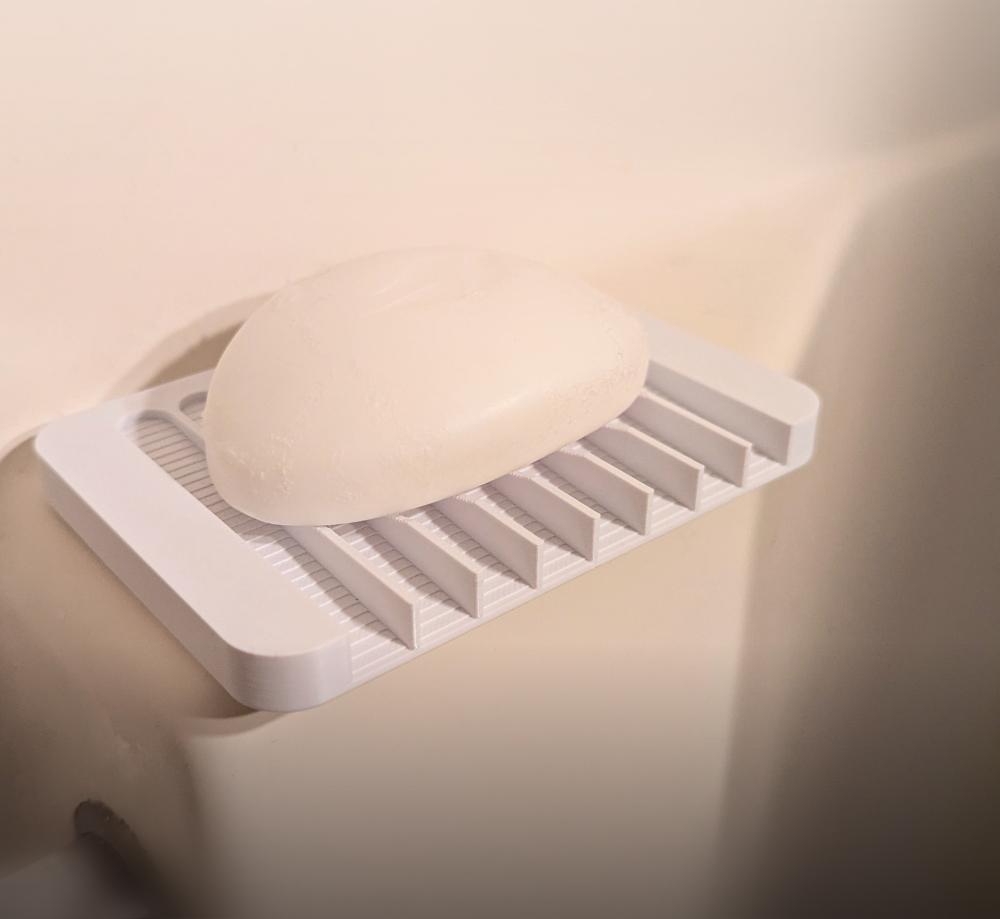 Soap Dish (STL + Native Fusion360 file) 3d model