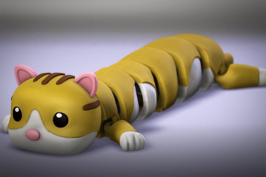 Long Cat 3d model