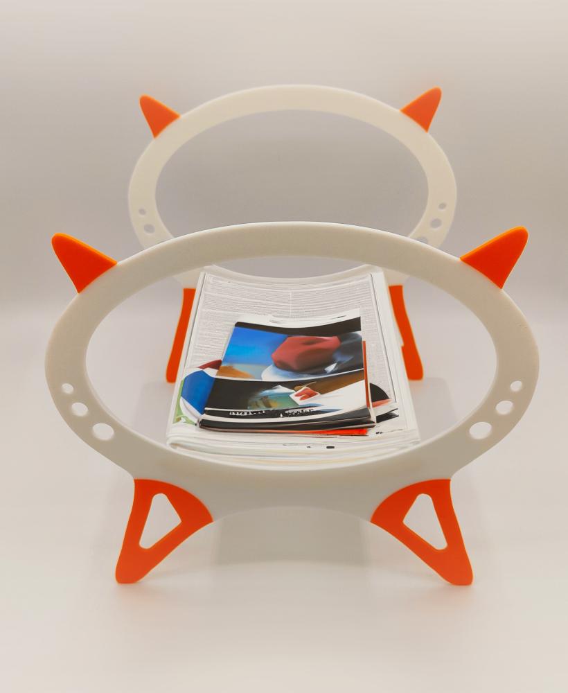 Milo Magazine Rack (Free edition) 3d model