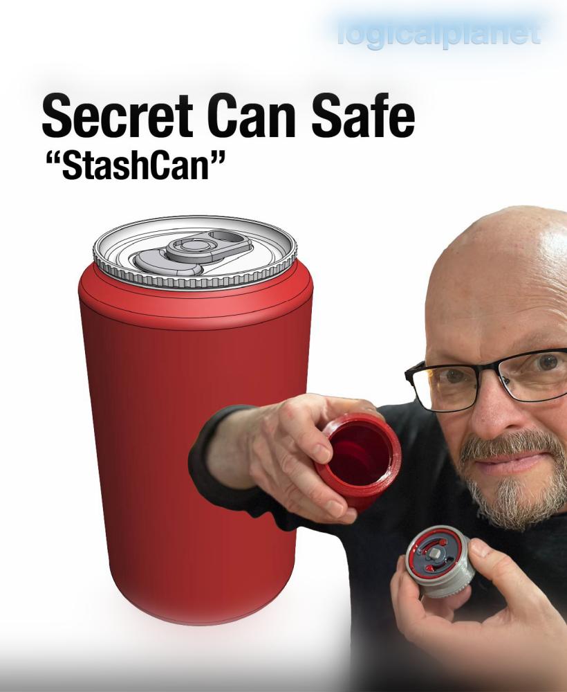 StashCan - Secret Can Safe 3d model