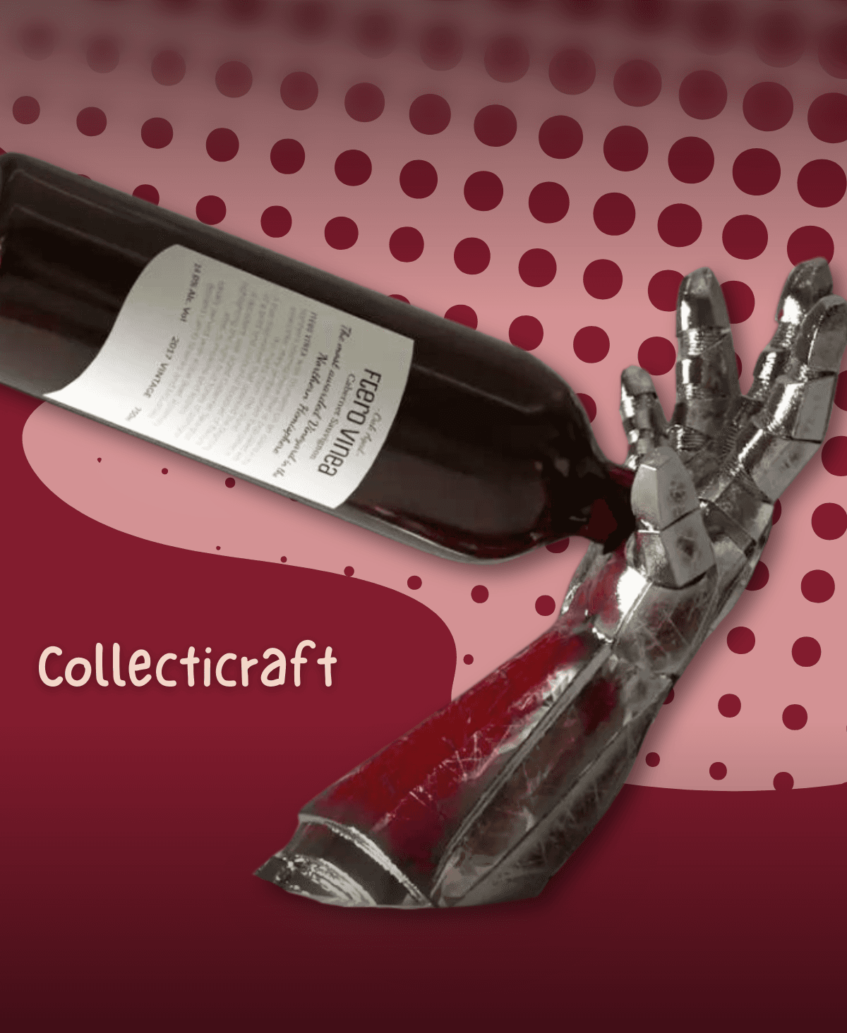 Iron Man Inspired Wine Holder 3d model