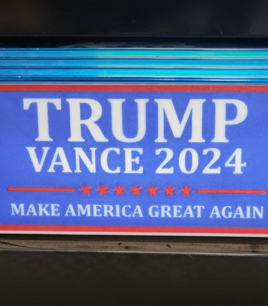 Trump Vance 2024 Fridge Magnet 3d model