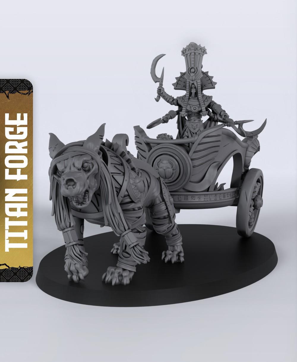 Chariot - With Free Dragon Warhammer - 5e DnD Inspired for RPG and Wargamers 3d model